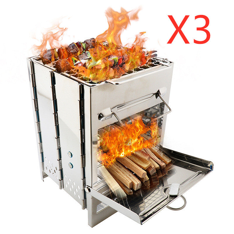 portable camping wood stove