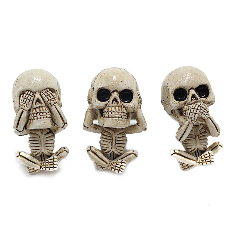 skull car ornament air freshener
