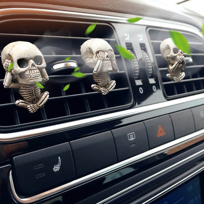 skull car ornament air freshener