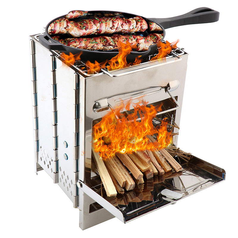 portable camping wood stove