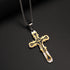 Mens Retro Cross Necklace